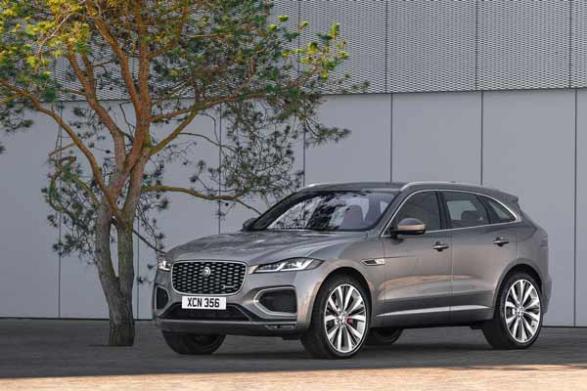 Jaguar F-PACE D200 unter Baum